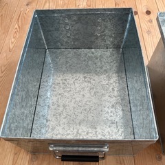 無印良品　トタン箱の画像