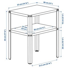 決まりました/　IKEA クナレヴィーク　サイドテーブルの画像