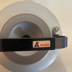 アウトドアケトル シルバー 高さ約15cm MORITAの画像