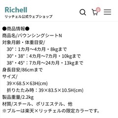 バウンサー＊リッチェル＊の画像