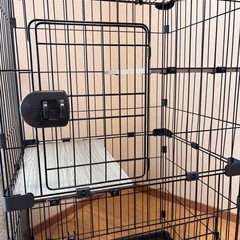 美品！アイリスオーヤマ猫ゲージ。の画像