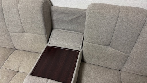 ニトリ　テーブル付ソファベッド（3人用）