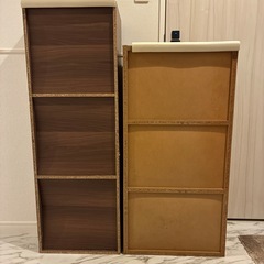 カラーボックス　2点セットの画像