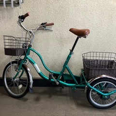 自転車 三輪車 現状品、used品ずっと自宅通路にて保管品、引き取り限定品