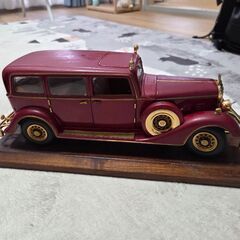 クラッシクカーミニチュアモデルの画像