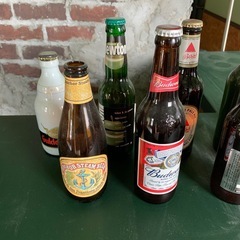インテリア　ビール空き瓶　10本セット　7本未開封の画像