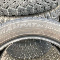 溝あり！235/50R18 TOYO トランパス MPZ 中古タイヤ4本セット!!の画像