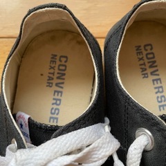 converse23cmブラックの画像