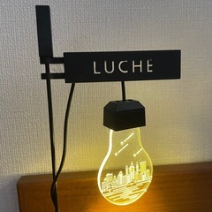 LUCHEライトとサボテンと霧吹きセット！の画像