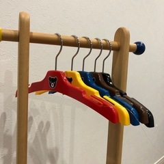 【超激レア】MIKIHOUSE　ミキハウス　ノベルティ　ハンガーラック＆ハンガーの画像