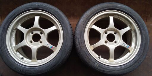 SSR タイプC 15×6.5J +42と43 PCD100 195/50R15　超軽量ホイール　２本
