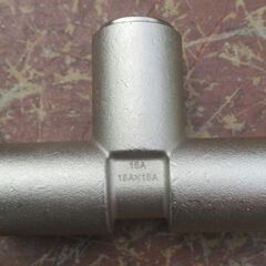 ☆日立金属 HITACHI プッシュインパクト継手接続要領15A 15A×15A 23・U VK LPガス用◆ひょうたん印の画像