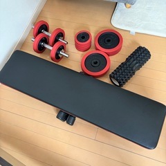 筋トレ　トレーニングベンチセットの画像