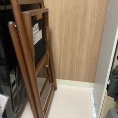 ニトリ木製折り畳み椅子の画像