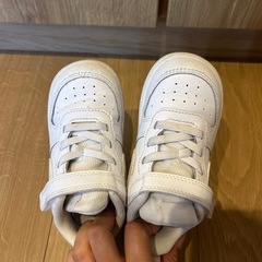 14㎝　NIKE スニーカー　ホワイト　白の画像