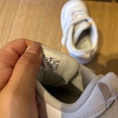 14㎝　NIKE スニーカー　ホワイト　白の画像