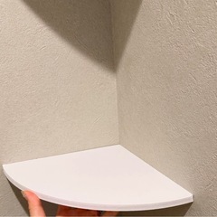 【未使用】ウォールシェルフ　ホワイト　棚の画像
