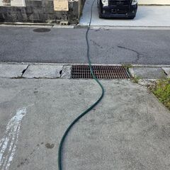 長いホースの画像
