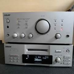 SONYのMDコンポ MD77の一部　
の画像