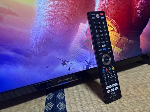中古品】FUNAI FL-43U4020 43型 4Kチューナー 液晶テレビ 本体のみ
