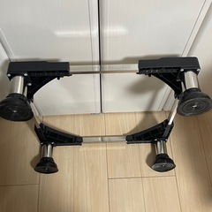 DEWEL 洗濯機　嵩上げ台　15~17CM ブラックの画像