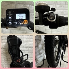 ⭐️2016年-2018年モデル⭐️Panasonic 電動自転車 ギュット アニーズ大容量8Ah子供乗せ 新基準⭐完成車配送⭐️美品⭐室内保管⭐j711の画像