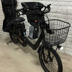 ⭐️2016年-2018年モデル⭐️Panasonic 電動自転車 ギュット アニーズ大容量8Ah子供乗せ 新基準⭐完成車配送⭐️美品⭐室内保管⭐j711の画像