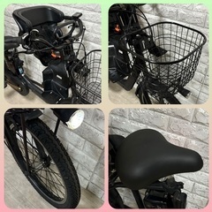 ⭐️2016年-2018年モデル⭐️Panasonic 電動自転車 ギュット アニーズ大容量8Ah子供乗せ 新基準⭐完成車配送⭐️美品⭐室内保管⭐j711の画像