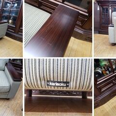I18　長期保管品　未使用品　カリモク　karimoku　シングルソファ＆椅子の画像