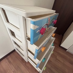 4段チェスト　スティッチの画像