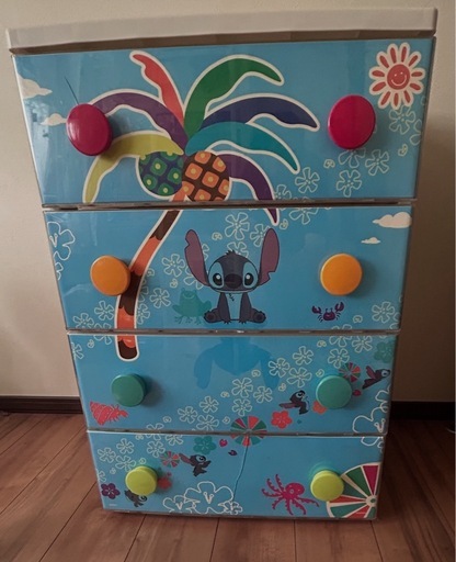 絶版品 スティッチ 5段チェスト スティッチ☆キッズ5段チェスト