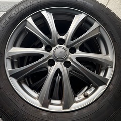 17インチアルミホイール　225/60r17  グッドイヤータイヤの画像