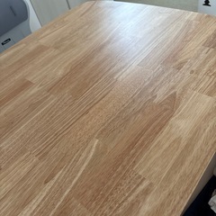 無垢材天然木ダイニングテーブルの画像