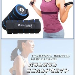 バランスワン 軽量 ダンベル 2個 ミニダンベル ハンドウェイト  1.25kg  握りやすい ウォーキング　
 女性　の画像