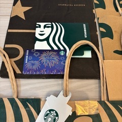スターバックス リザーブ含む紙袋6枚とスタバカードとカード入れの画像