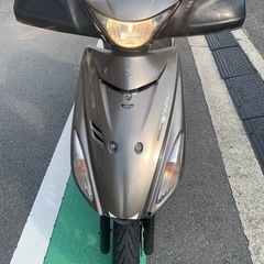 分割可能　大阪府　八尾市　アドレスV125S リミテッド　書類、純正キー２本付き の画像