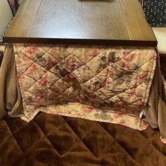こたつ ハイタイプ ダイニングテーブル 椅子4脚 炬燵 ハイテーブル こたつ布団付きの画像