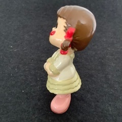 不二家　ぺこちゃん　ファミリークラブ　フィギュア　ラッパ　緑のスカートの画像