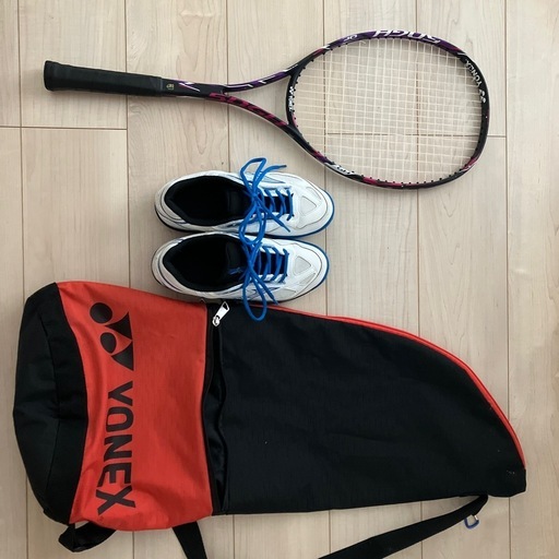 テニスラケット、ケース、シューズ、シューズ入れ