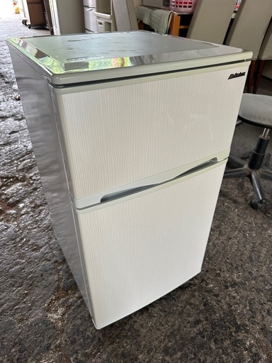 アビテラックス｜Abitelax  冷蔵庫 ホワイトストライプ AR-100E-W [96L /2ドア /右開きタイプ] [冷凍室 3