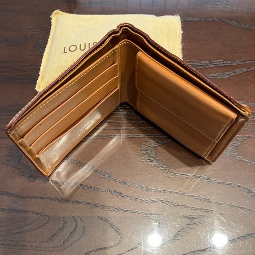 Louis Vuitton 財布.　ポルコフォイユマルコ　二つ折り財布　ノマド　ヌメ　キャメル