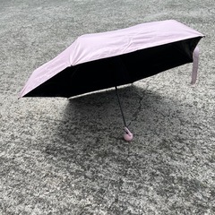 【晴雨兼用】日傘 折り畳み式 ピンク 軽量 持ち運び 小さいの画像