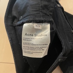 Acne Studios（アクネストゥディオズ）ブラックデニム　28インチの画像