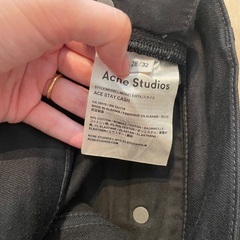 Acne Studios（アクネストゥディオズ）ブラックデニム　26インチの画像