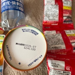 飲み物、お菓子の画像