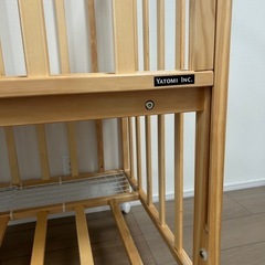 YATOMI ミニ　ベビーベッドの画像