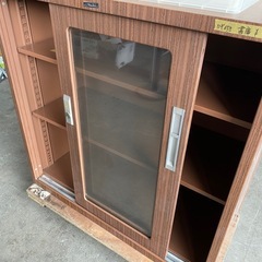 週末のみ営業中⭐️ 鍵付き書庫　(ブラウン)の画像