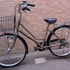丸石サイクル 26型 変速6段 PKJP266WK ファミリーサ...