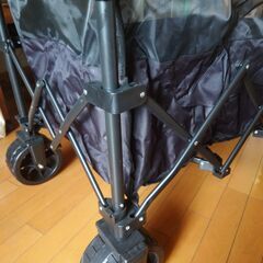 【引取限定】Kurumina キャリーワゴン 折り畳み式　アウトドア キャンプカートの画像