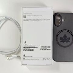 【見た目新品同様】iPhone16 128GB ホワイト SIMフリーの画像
